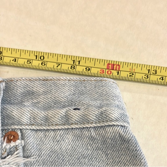 Vintage STEEL Jean Shorts- Size 9 - Picture 11 of 11